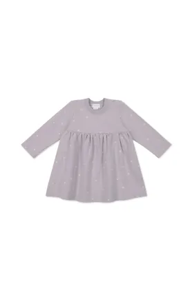 Organic Cotton Charlotte Dress - Annie Ditzy Violet Ice