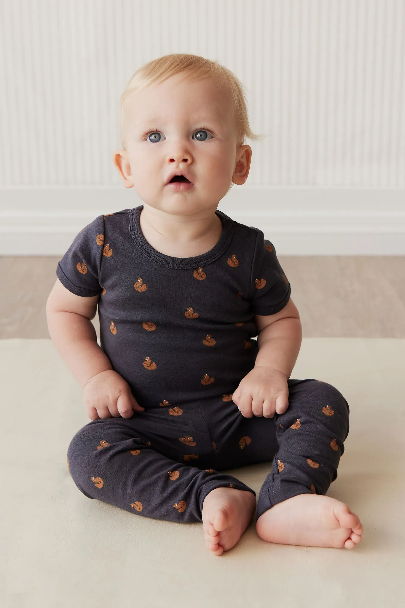 Organic Cotton Everyday Legging - Fox Cubs Constellation