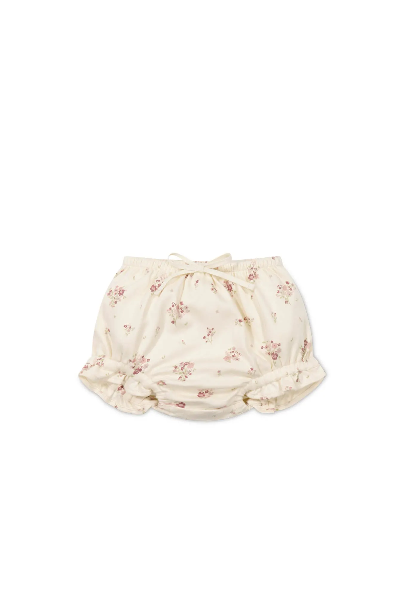 Organic Cotton Frill Bloomer - Lauren Floral Tofu
