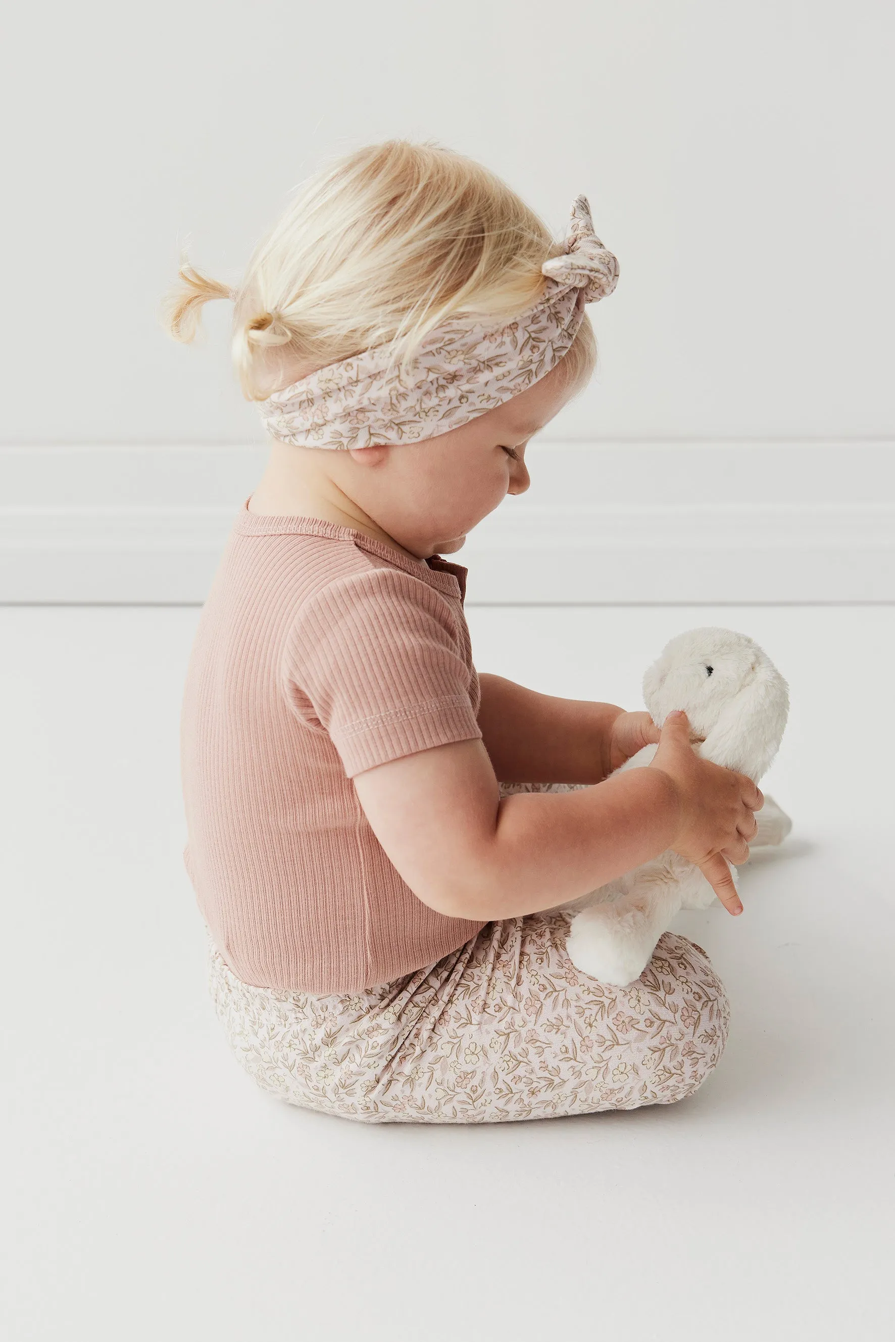 Organic Cotton Headband - Ariella Mauve