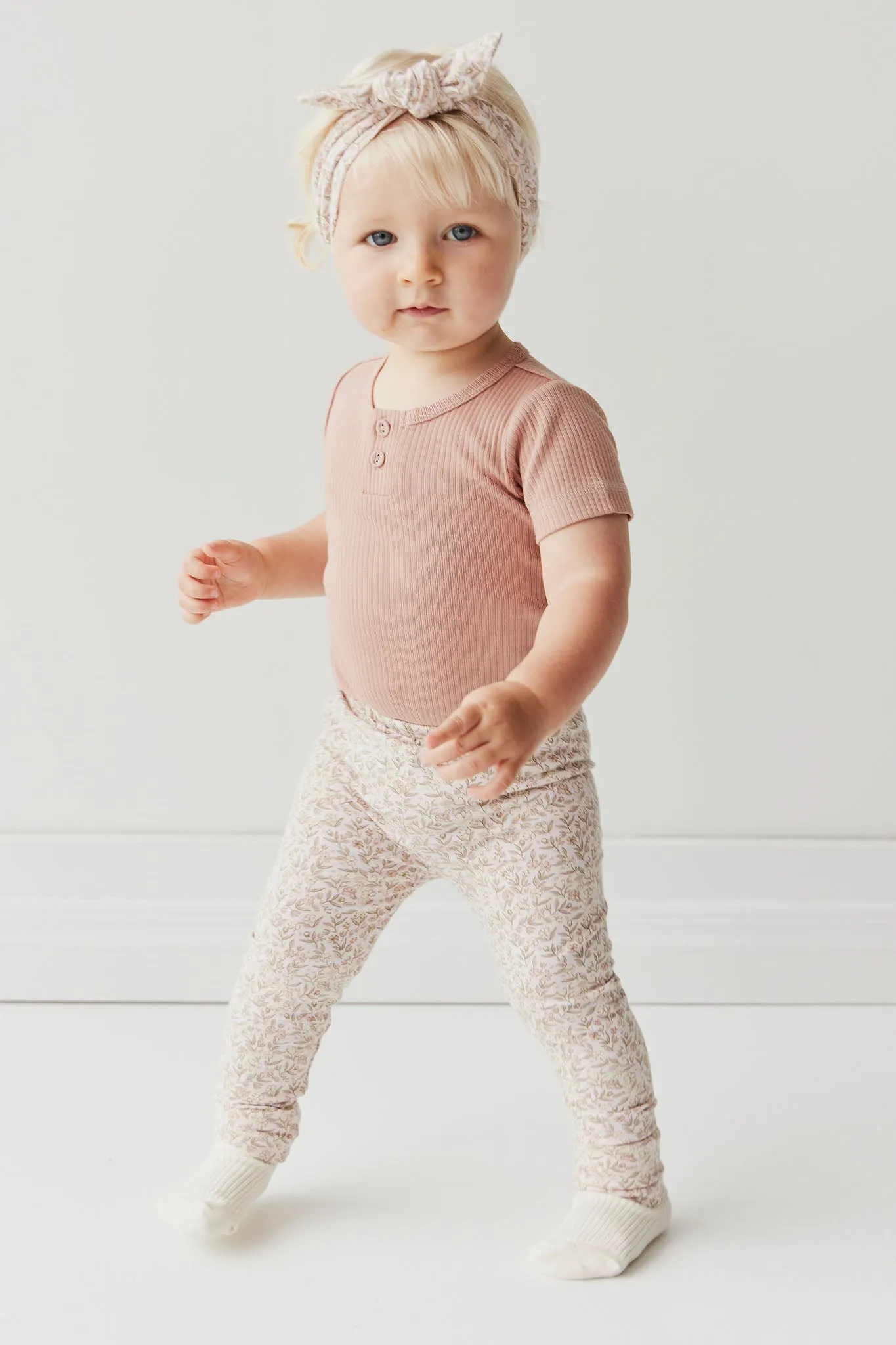 Organic Cotton Headband - Ariella Mauve