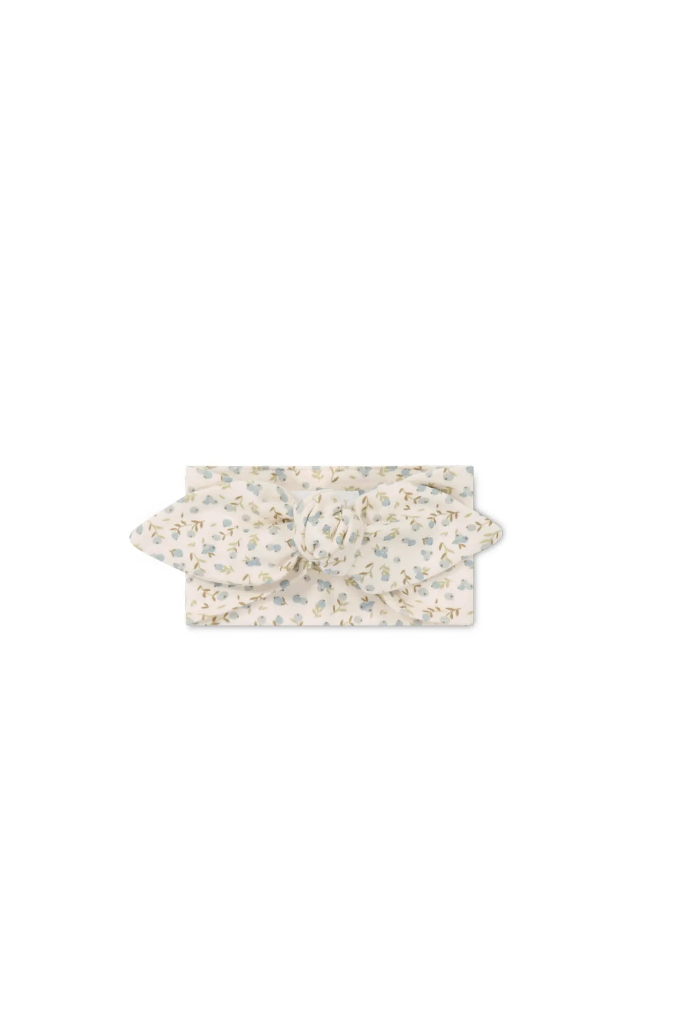 Organic Cotton Headband - Blueberry Ditsy
