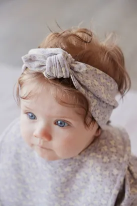 Organic Cotton Headband - Rosalie Field Raindrop