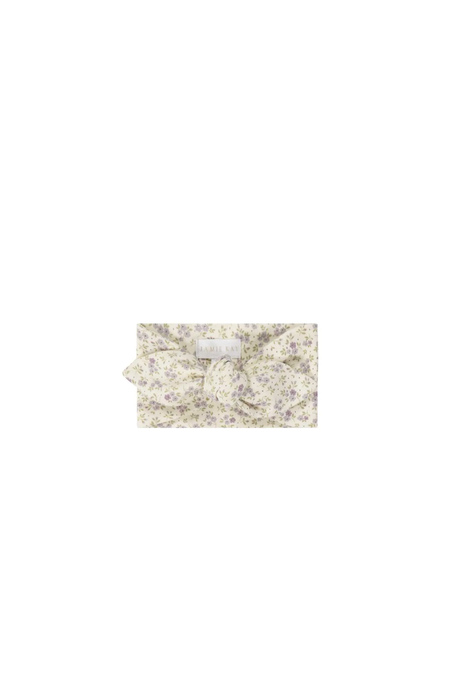 Organic Cotton Headband - Rosalie Fields Raindrops