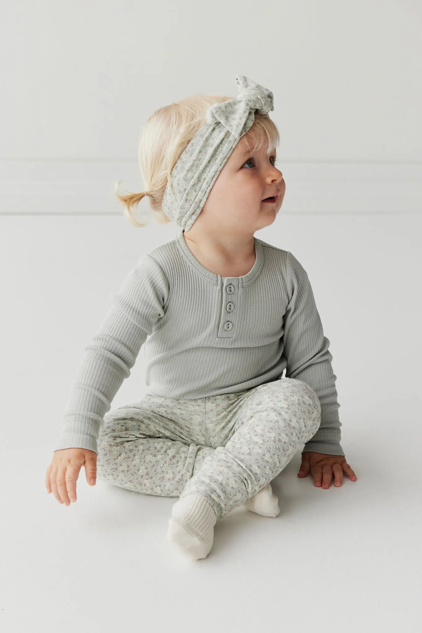 Organic Cotton Headband - Rosalie Fields Smoke