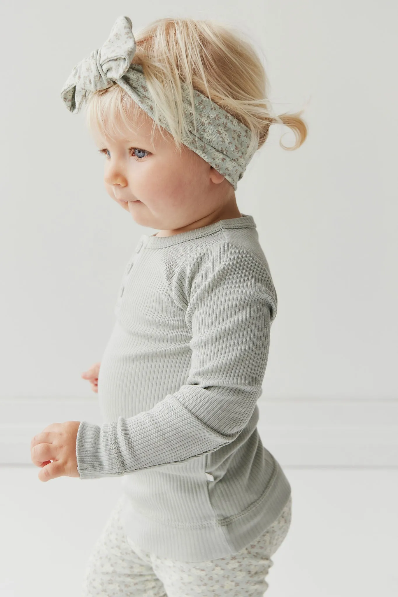 Organic Cotton Headband - Rosalie Fields Smoke
