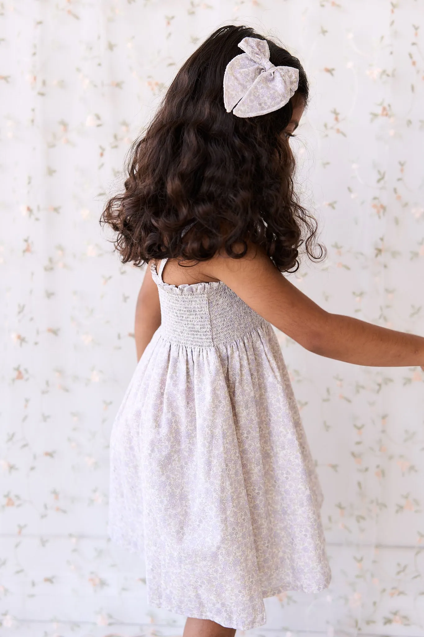 Organic Cotton Mira Dress - Chloe Lavender