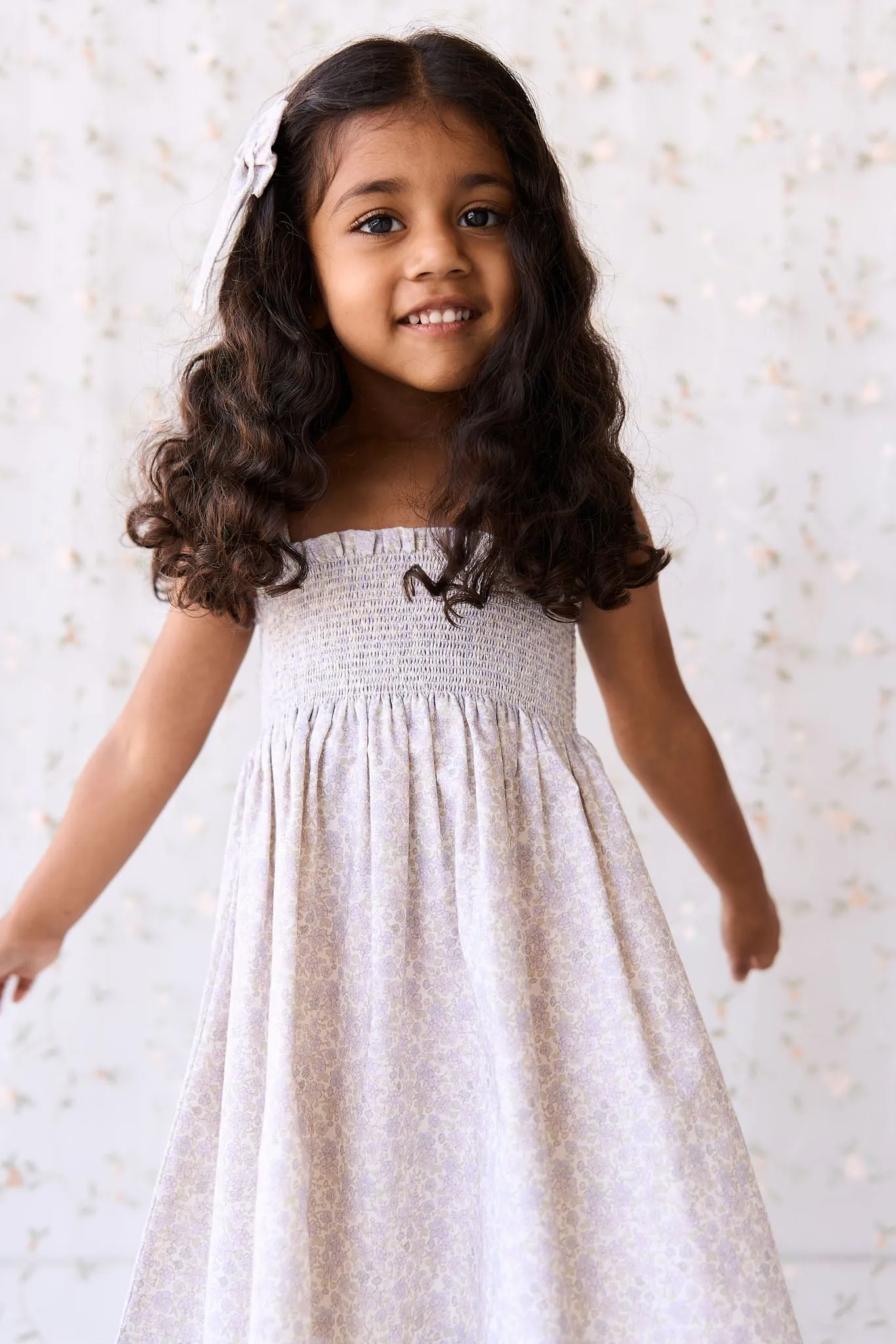 Organic Cotton Mira Dress - Chloe Lavender
