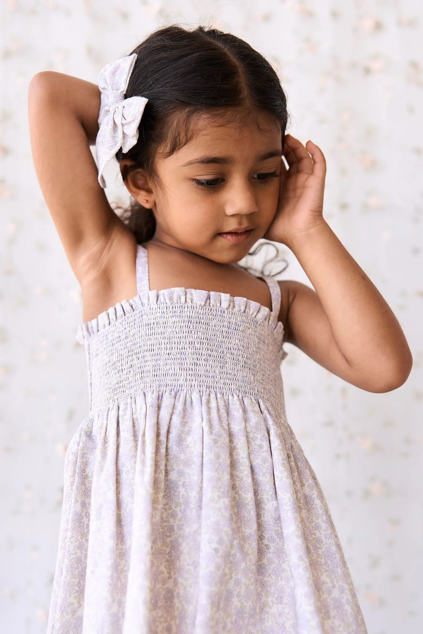 Organic Cotton Mira Dress - Chloe Lavender