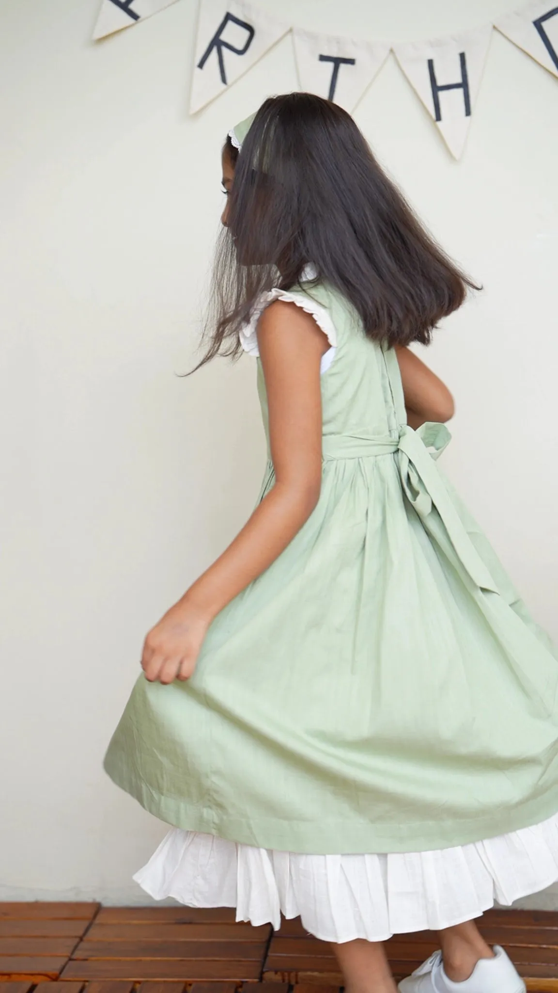 Party Wear Cotton Dress | Pastel Birthday Frock | Girls