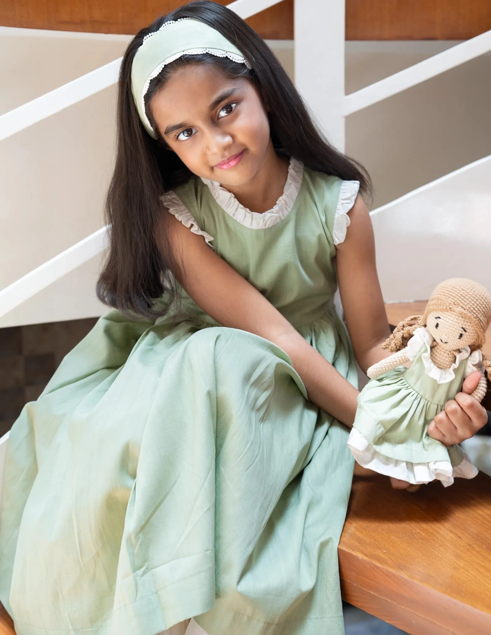 Party Wear Cotton Dress | Pastel Birthday Frock | Girls