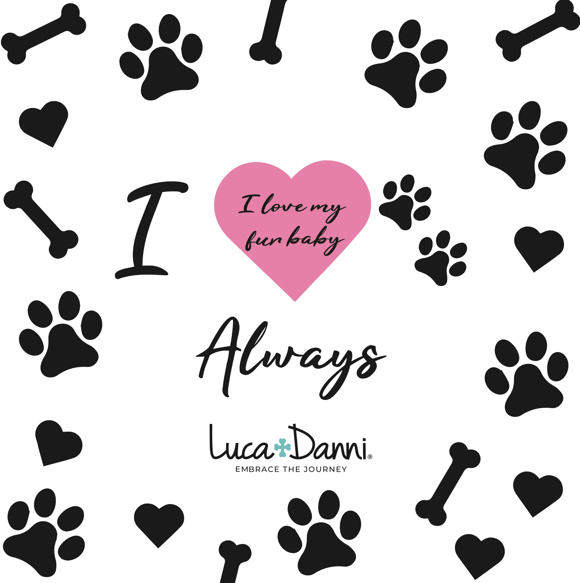 Pawprint Bangle Bracelet