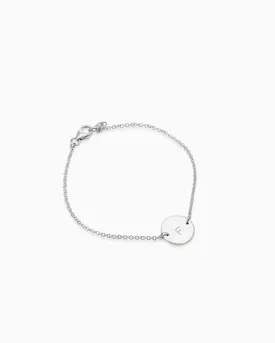 Personalised Plate Bracelet | Silver