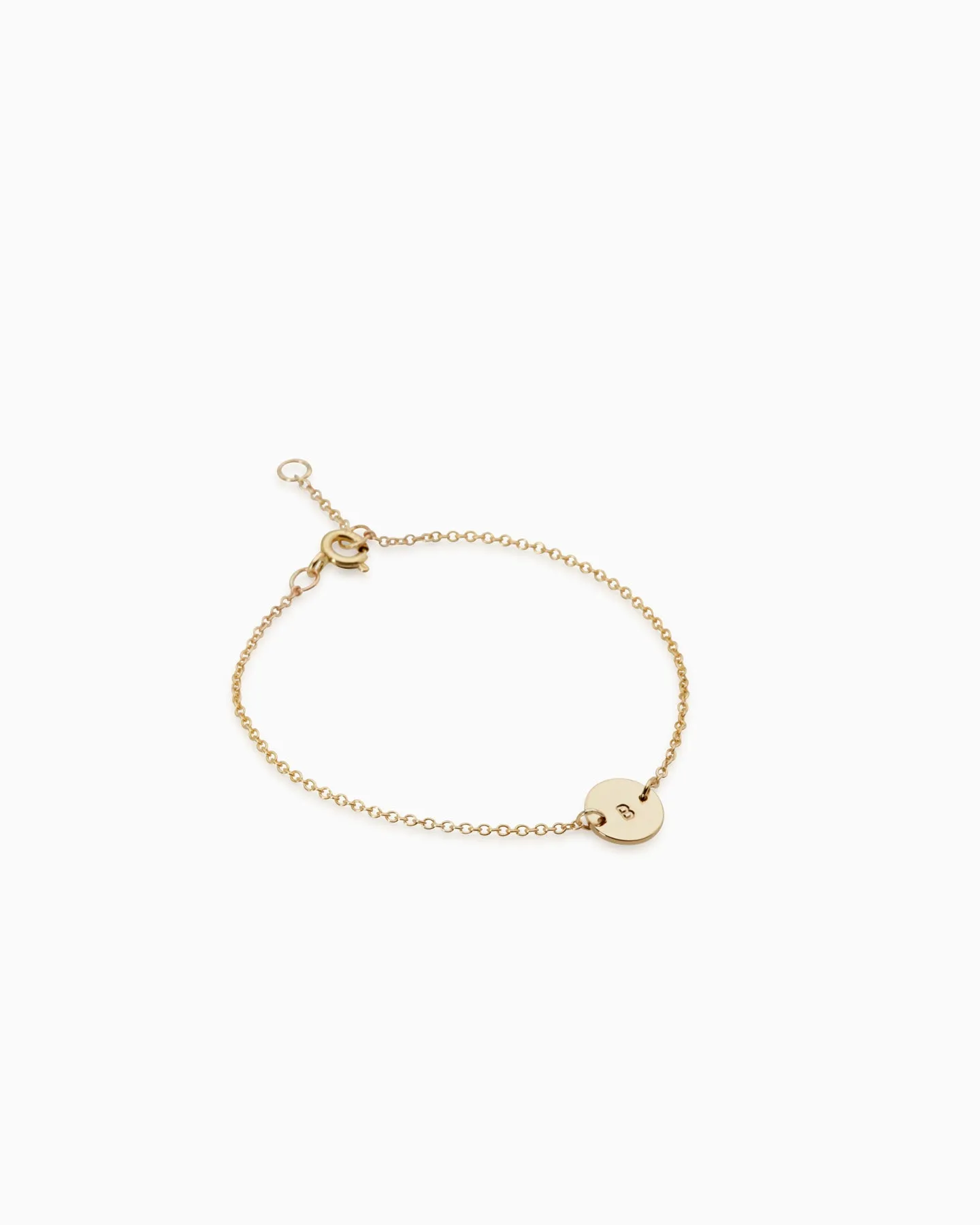 Personalised Plate Bracelet | Solid Yellow Gold