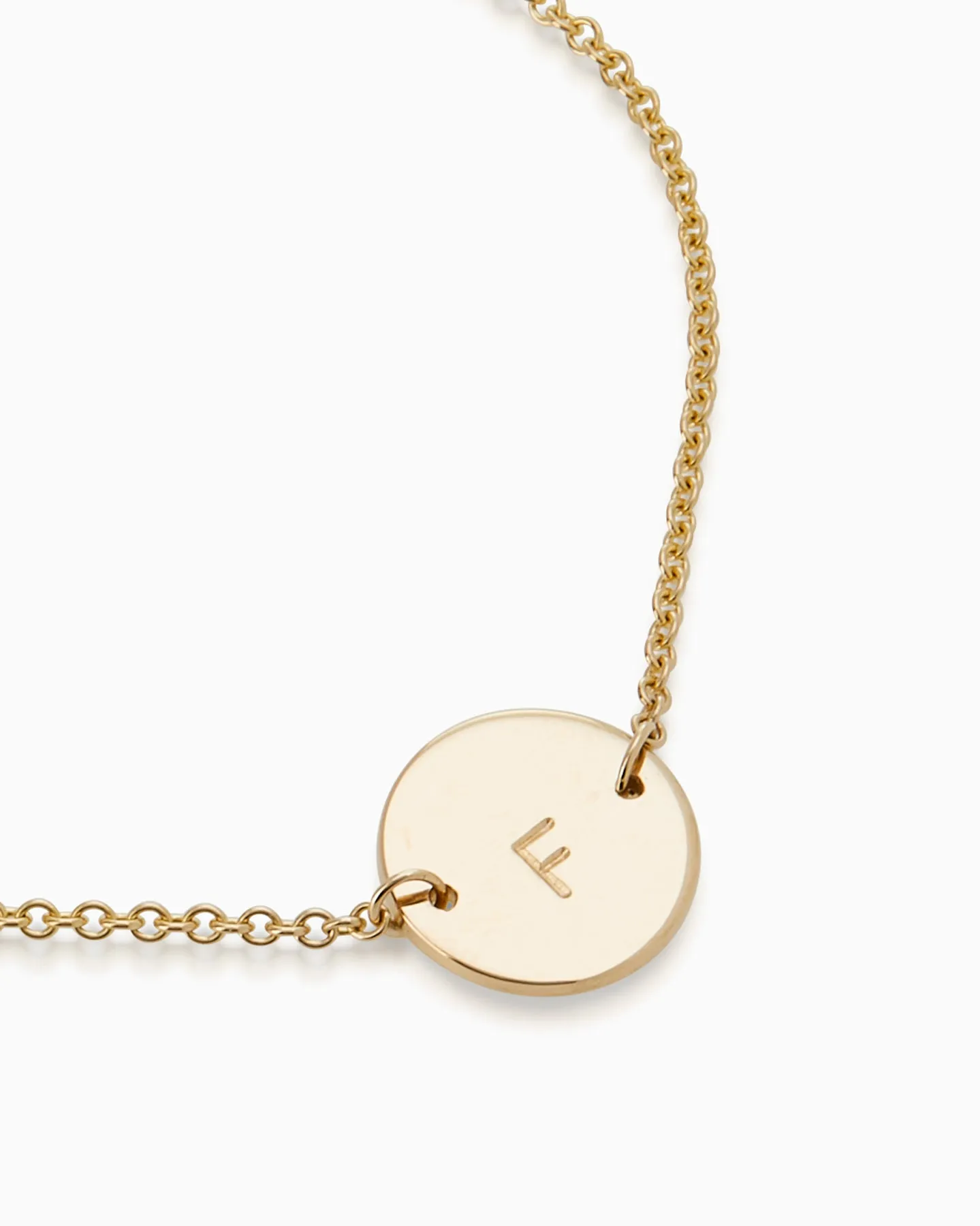 Personalised Plate Bracelet | Solid Yellow Gold