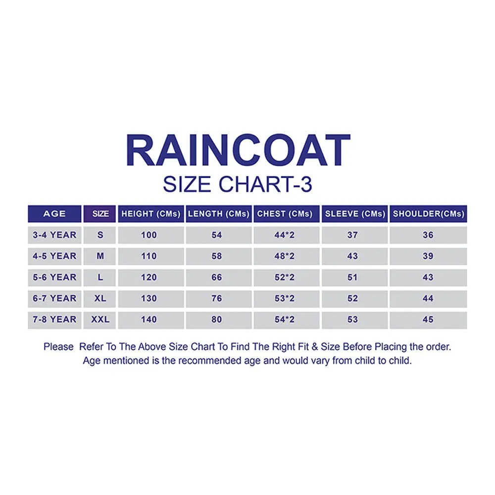Pink Monkey Knee Length Raincoat for Kids