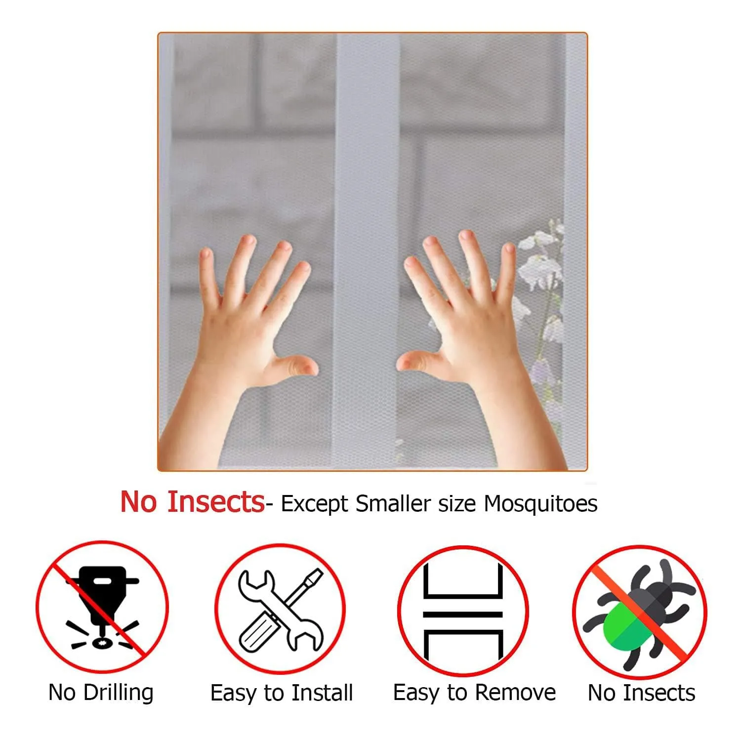 "Safe-O-Kid Baby Safety Net for Balcony & Stairway Protection(White)