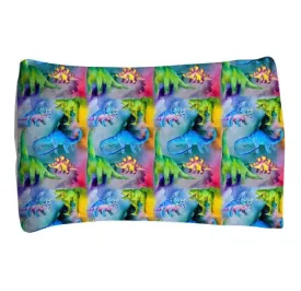 Rainbow-saurus Pillowcase Set