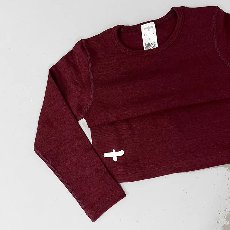 RAVEN Children's Merino Long Sleeve Tees