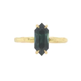 Rina Ring with Australian Sapphire & 18ct Yellow Gold - Aislinn Neave
