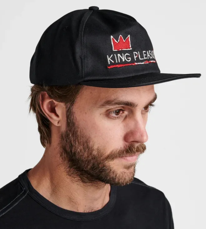 ROARK - Layover Strapback Hat - Basquiat / Black