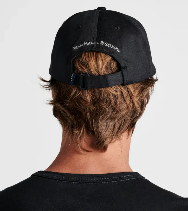 ROARK - Layover Strapback Hat - Basquiat / Black