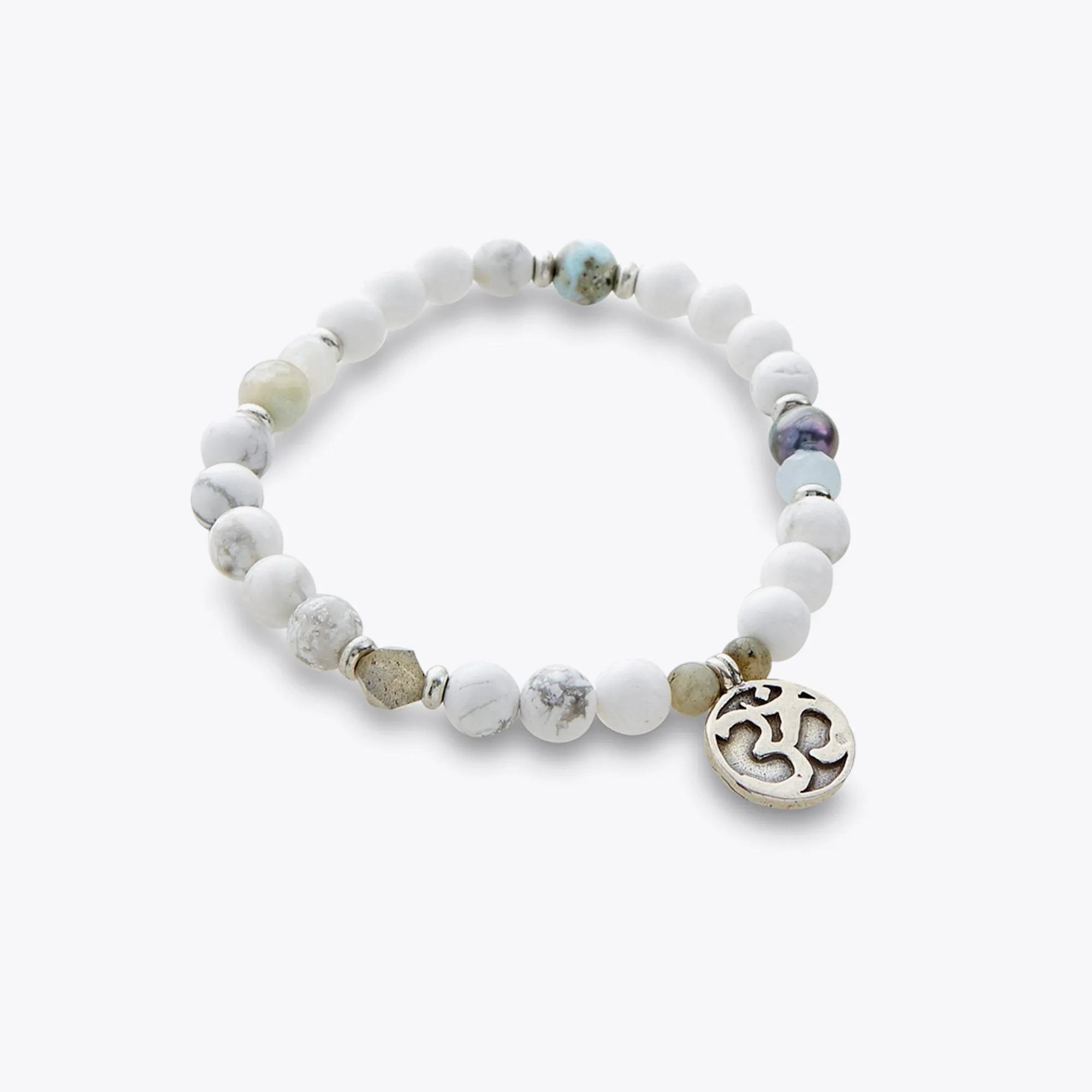 Transformed English title: Silver & Sage Child of the Universe Charm Bracelet