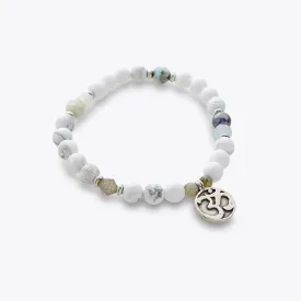 Transformed English title: Silver & Sage Child of the Universe Charm Bracelet
