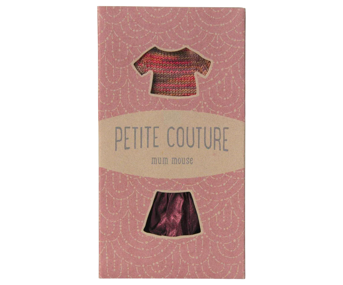 Skirt and knitted blouse, Mum mouse
