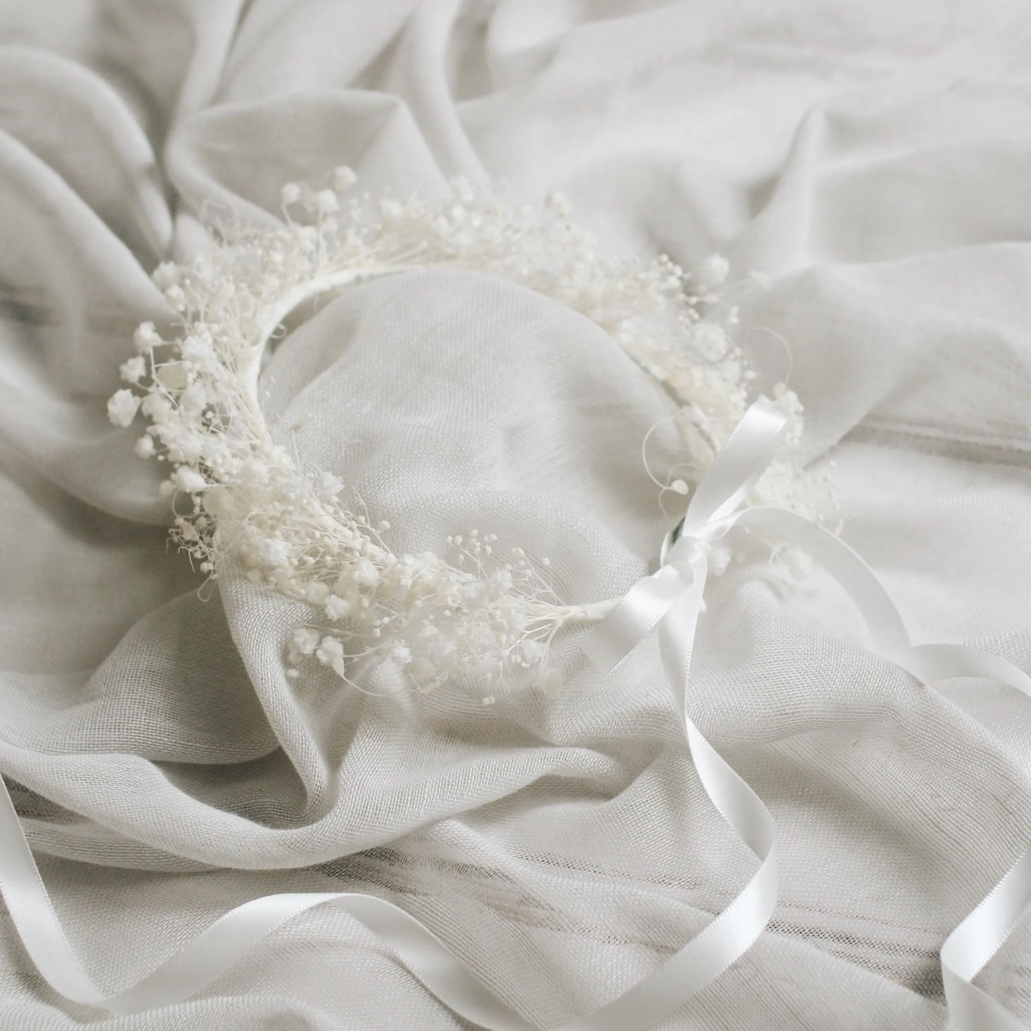 Snow White Everlasting Flower Crown