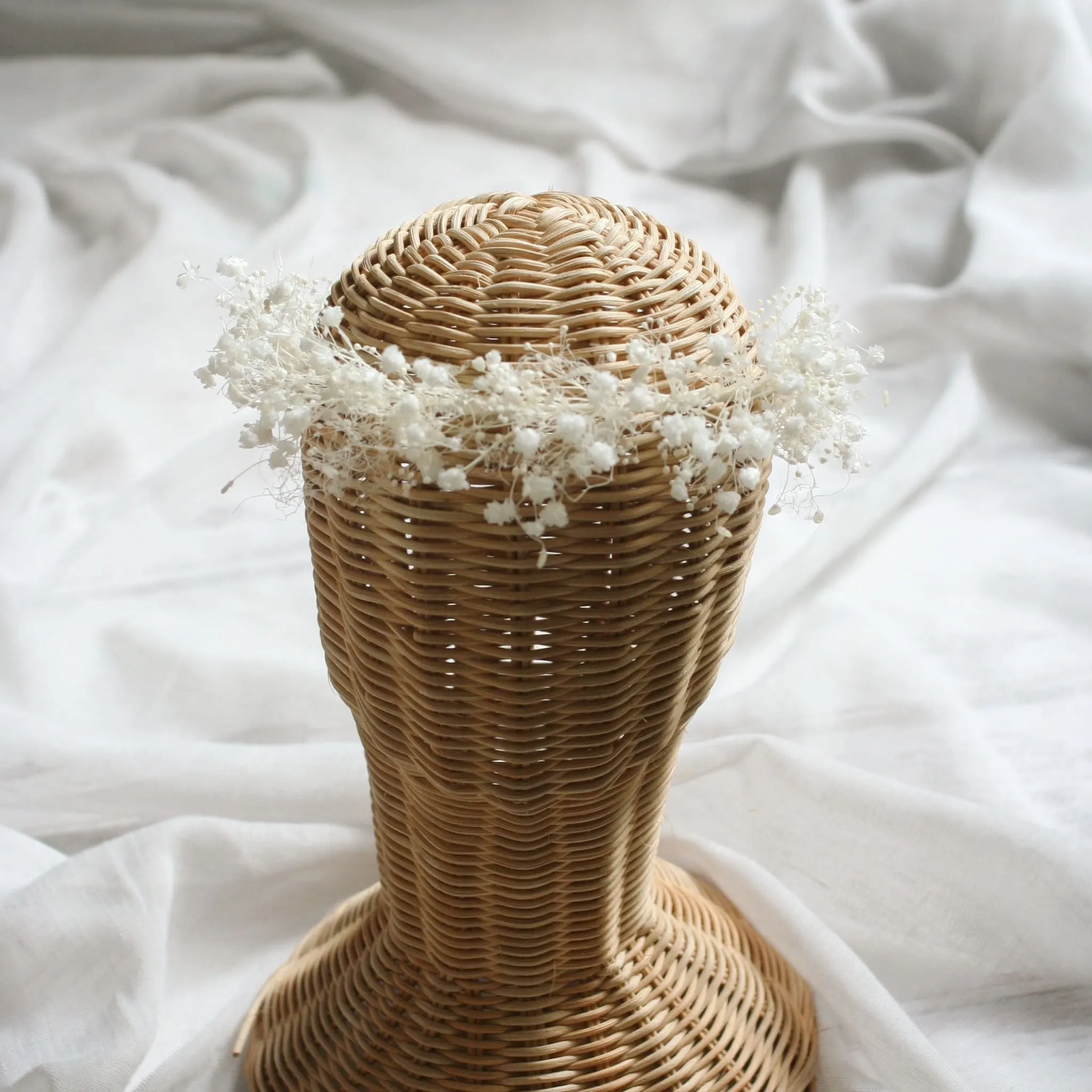 Snow White Everlasting Flower Crown