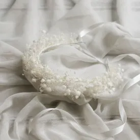 Snow White Everlasting Flower Crown