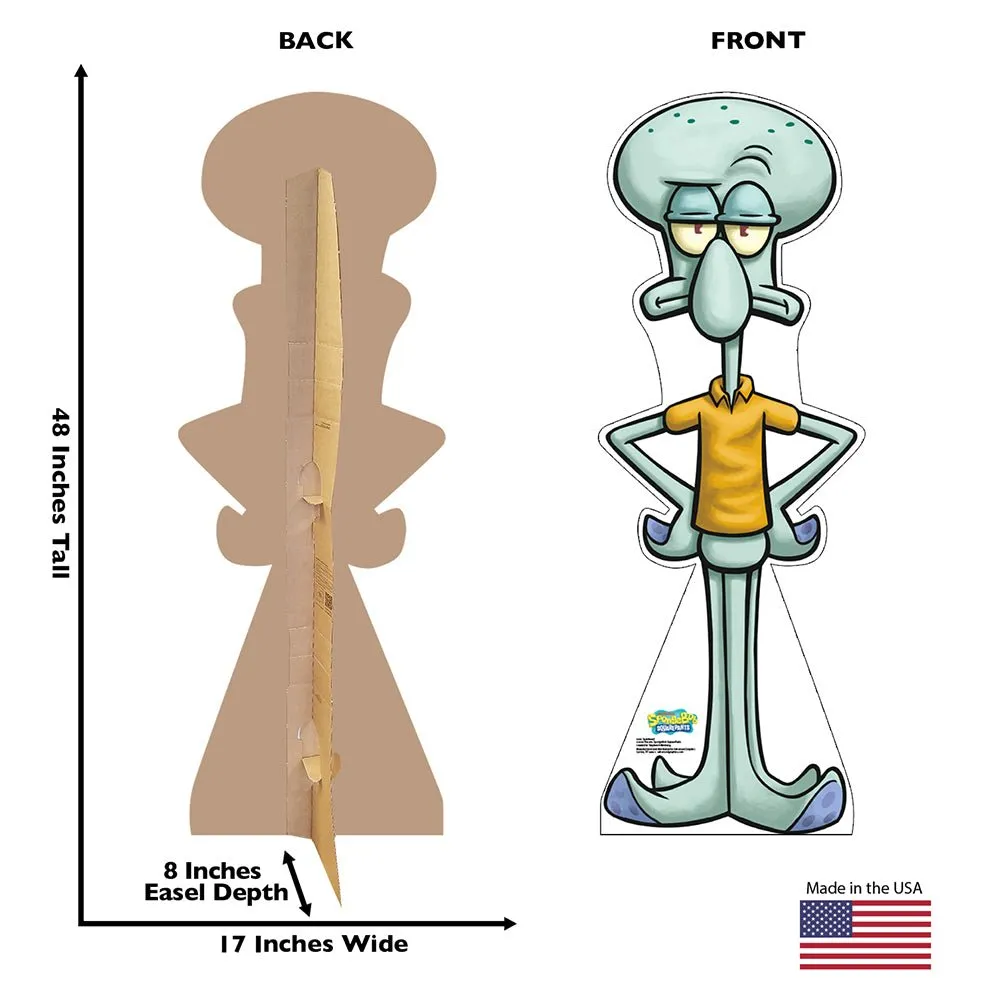 SpongeBob SquarePants Annoyed Squidward Life-Size Cardboard Cutout Standee