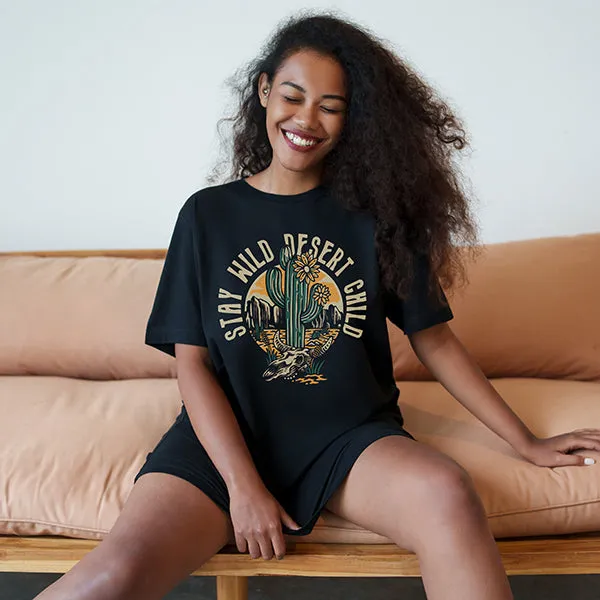 Stay Wild Desert Child Graphic Tee (Wholesale)