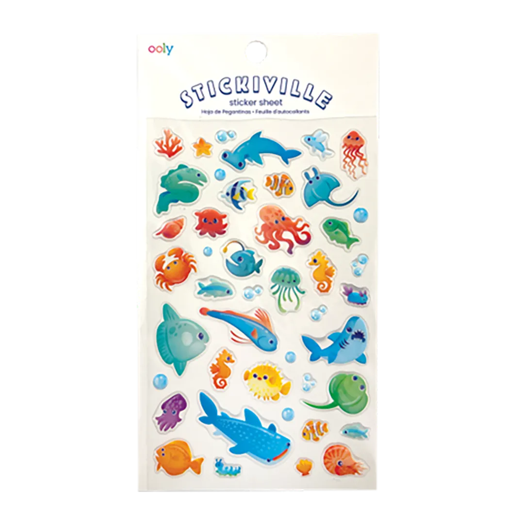 Stickiville Ocean Creature Stickers