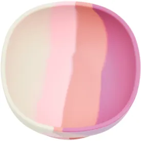 Suction Silicone Bowl | Color Splash Collection - Mauve Rose Ombre