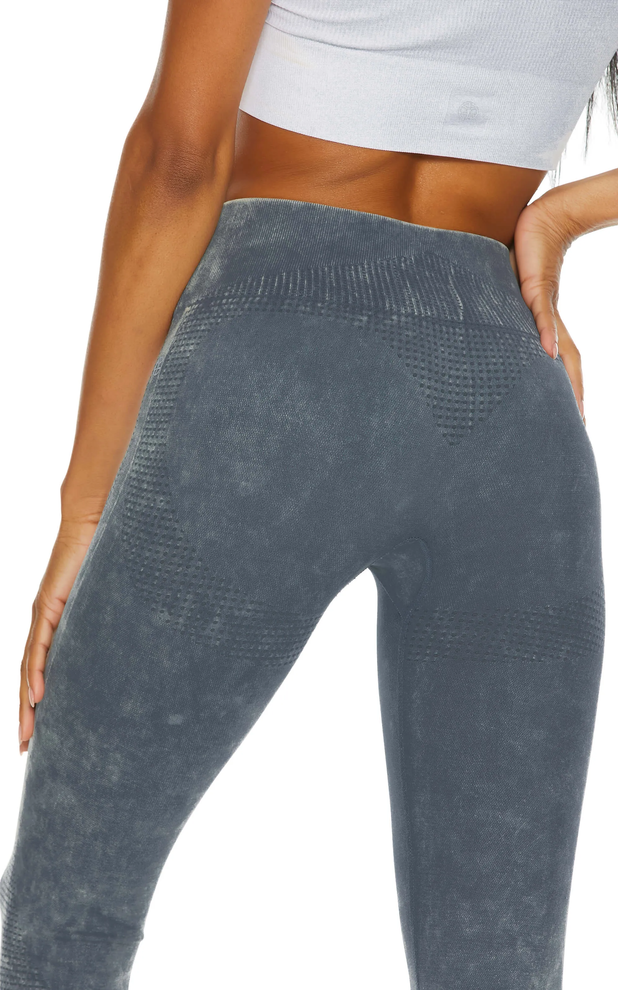 Superhero Girl Seamless Contoured High-Waist Leggings | Powerwash Storm