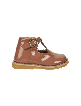 T-Bar Scallop - Rose Clay Patent