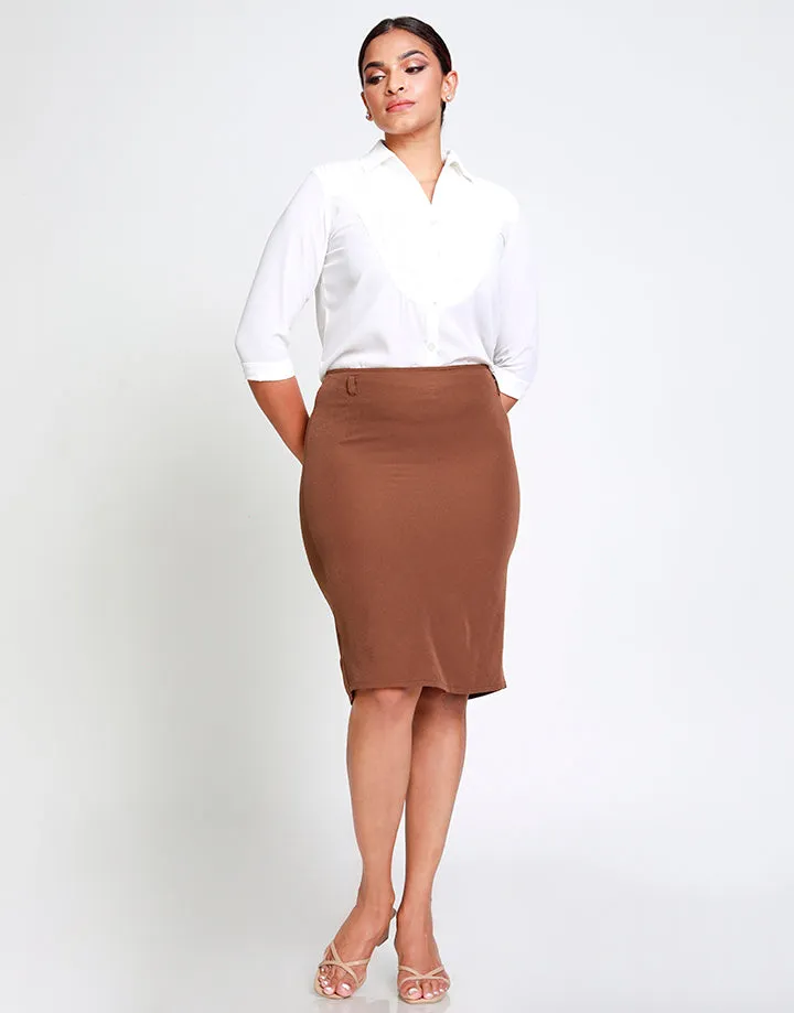 Tight Skirt with Belt Loops