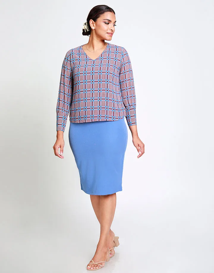 Tight Skirt with Belt Loops
