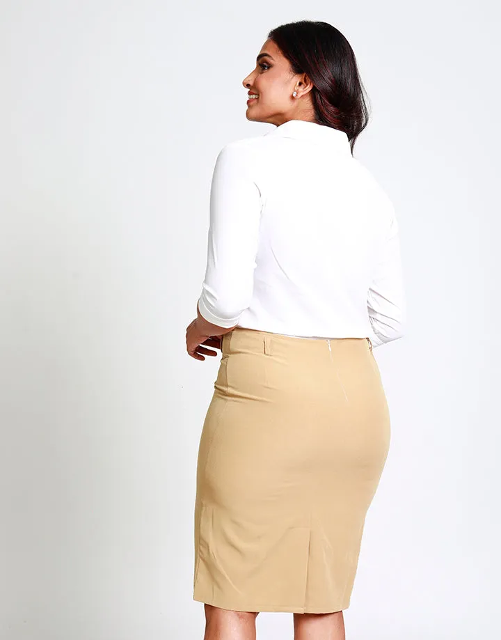 Tight Skirt with Belt Loops