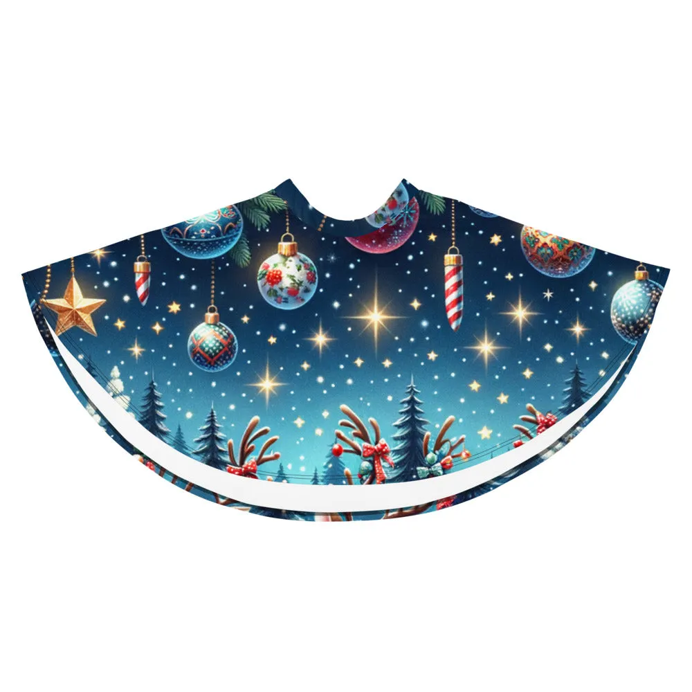 Whimsical Winter Wear Skater Skirt
