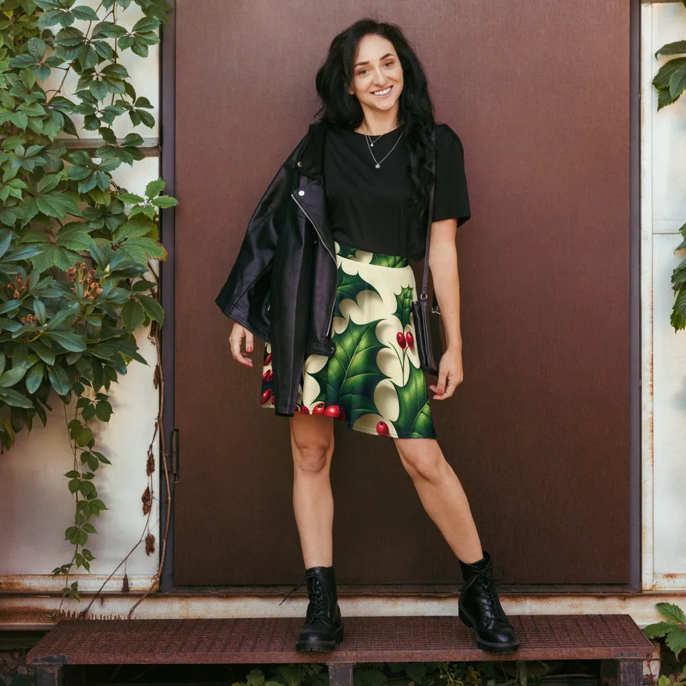 Whimsical Winter Wear Skater Skirt