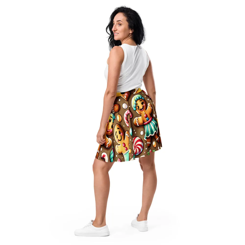 Whimsical Winter Wear Skater Skirt