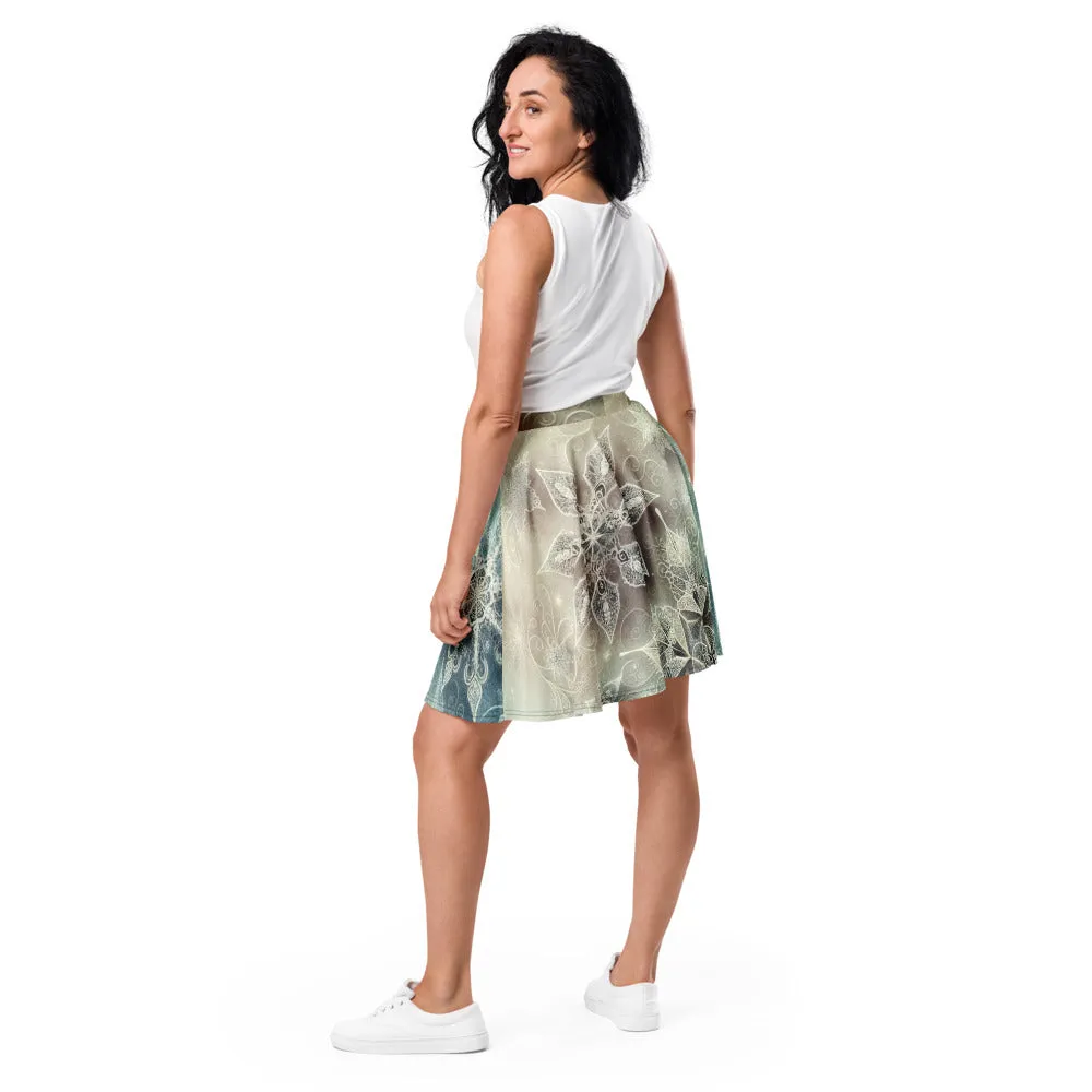 Whimsical Winter Wear Skater Skirt