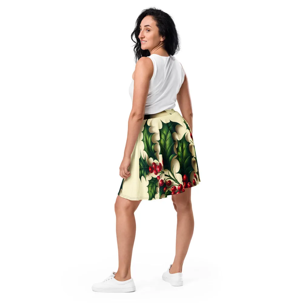 Whimsical Winter Wear Skater Skirt